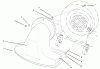 Toro 62924 - 5 hp Lawn Vacuum, 1995 (5900001-5999999) Ersatzteile SNOUT ASSEMBLY