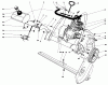 Toro 38115C (CR-20R) - CR-20 Snowthrower, 1987 (7000001-7999999) Ersatzteile ENGINE ASSEMBLY (MODEL NO. 38110C)