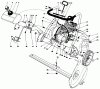 Toro 38115C (CR-20R) - CR-20 Snowthrower, 1987 (7000001-7999999) Ersatzteile ENGINE ASSEMBLY (MODELS NO. 38115C & 38116C)