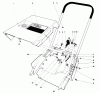 Toro 38120 (S-200) - S-200 Snowthrower, 1979 (9000001-9999999) Ersatzteile SHROUD & HANDLE ASSEMBLY (MODEL 38120)