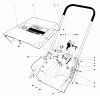 Toro 38120 (S-200) - S-200 Snowthrower, 1979 (9000001-9999999) Ersatzteile SHROUD & HANDLE ASSEMBLY (MODEL 38130)