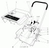 Toro 38120 (S-200) - S-200 Snowthrower, 1980 (0500000-0999999) Ersatzteile SHROUD & HANDLE ASSEMBLY (MODEL 38120)