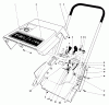 Toro 38120 (S-200) - S-200 Snowthrower, 1980 (0500000-0999999) Ersatzteile SHROUD & HANDLE ASSEMBLY (MODEL 38130)