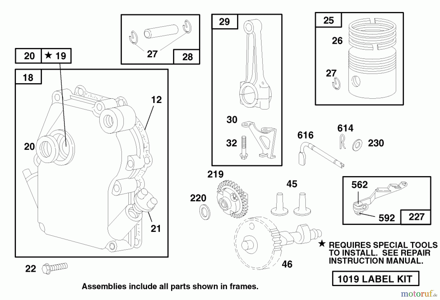 Toro Neu Blowers/Vacuums/Chippers/Shredders 62924 - Toro 5 hp Lawn Vacuum, 1997 (7900001-7999999) ENGINE BRIGGS & STRATTON MODEL 135202-0263-01 #1