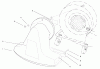 Toro 62924 - 5 hp Lawn Vacuum, 1997 (7900001-7999999) Ersatzteile SNOUT ASSEMBLY