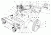 Toro 62924 - 5 hp Lawn Vacuum, 2000 (200000001-200999999) Ersatzteile ENGINE & BASE ASSEMBLY