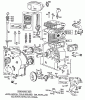 Toro 38160 (1132) - 1132 Snowthrower, 1980 (0000001-0999999) Ersatzteile ENGINE MODEL NO. 252416 TYPE NO. 0190-01(11 H.P. SNOWTHROWER MODBRIGGS & STRATTON