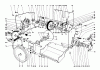 Toro 38160 (1132) - 1132 Snowthrower, 1987 (7000001-7999999) Ersatzteile TRACTION ASSEMBLY