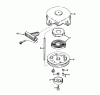 Toro 38162 (S-620) - S-620 Snowthrower, 1984 (4000001-4999999) Ersatzteile REWIND STARTER NO. 590537