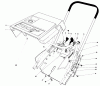 Toro 38162 (S-620) - S-620 Snowthrower, 1989 (9000001-9999999) Ersatzteile SHROUD & HANDLE ASSEMBLY