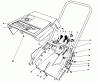 Toro 38162 (S-620) - S-620 Snowthrower, 1990 (0000001-0999999) Ersatzteile SHROUD & HANDLE ASSEMBLY