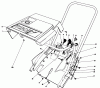 Toro 38162 (S-620) - S-620 Snowthrower, 1991 (1000001-1999999) Ersatzteile SHROUD & HANDLE ASSEMBLY