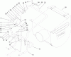 Toro 62925 - 206cc OHV Vacuum Blower, 2008 (280000001-280999999) Ersatzteile HANDLE AND VACUUM BAG ASSEMBLY
