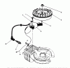 Toro 38186 - CCR 2000 Snowthrower, 1994 (4900001-4999999) Ersatzteile FLYWHEEL & MAGNETO ASSEMBLY (ENGINE MODEL 47PP3-5)