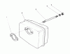 Toro 38186 - CCR 2000 Snowthrower, 1994 (4900001-4999999) Ersatzteile MUFFLER ASSEMBLY (ENGINE MODEL 47PP3-5)
