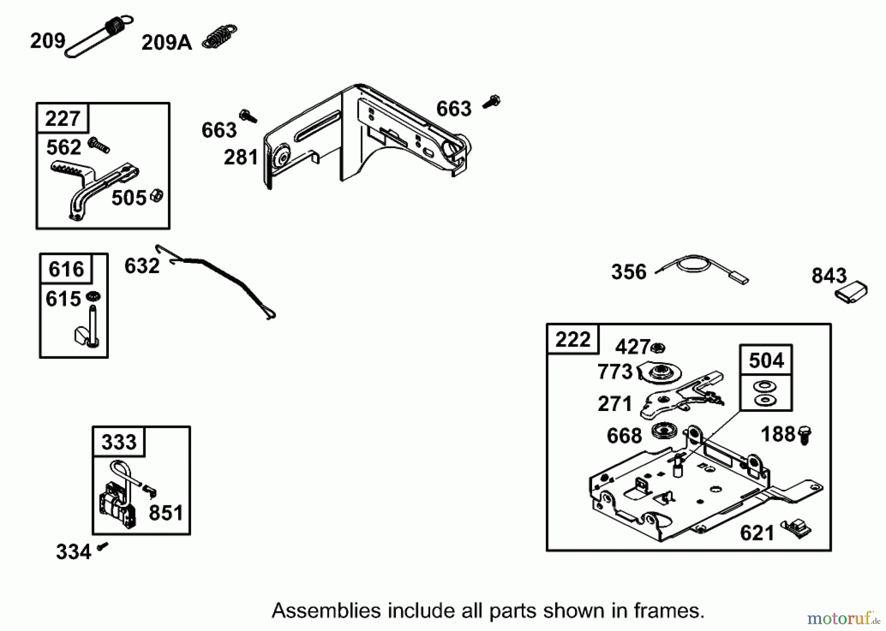  Toro Neu Blowers/Vacuums/Chippers/Shredders 62925 - Toro 5.5 hp Lawn Vacuum, 2002 (220000001-220999999) GOVERNOR ASSEMBLY ENGINE BRIGGS AND STRATTON MODEL 126402-0245-E1