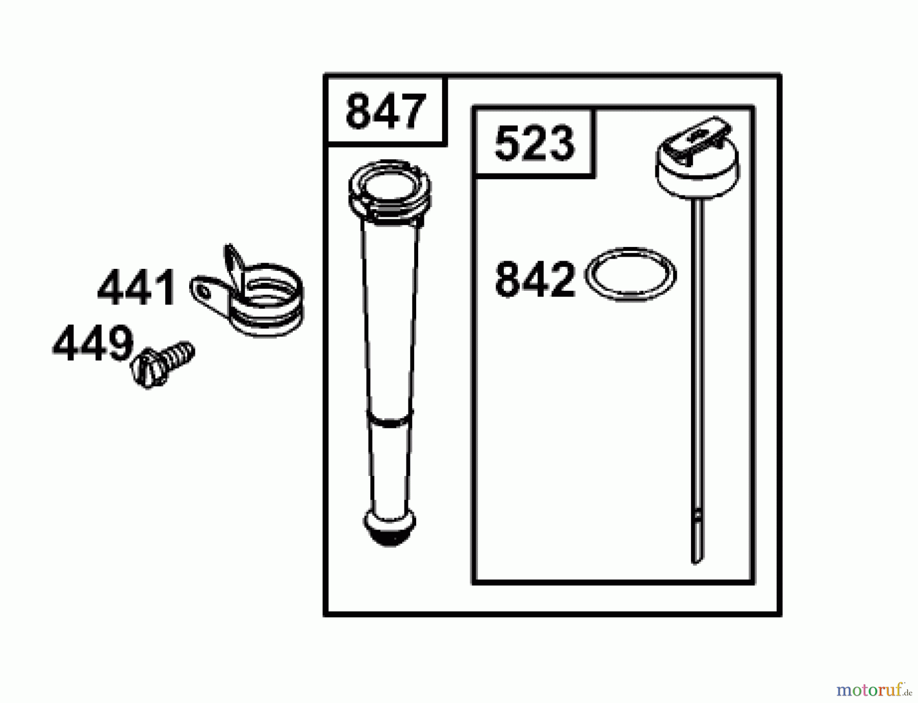  Toro Neu Blowers/Vacuums/Chippers/Shredders 62925 - Toro 5.5 hp Lawn Vacuum, 2003 (230000001-230999999) OIL FILTER, TUBE AND PUMP ASSEMBLY ENGINE BRIGGS AND STRATTON MODEL 126402-0245-E1