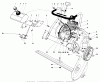 Toro 38235 (S-200) - S-200 Snowthrower, 1980 (0000001-0999999) Ersatzteile ENGINE ASSEMBLY (MODEL 38235)