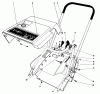 Toro 38235 (S-200) - S-200 Snowthrower, 1983 (3000001-3999999) Ersatzteile SHROUD & HANDLE ASSEMBLY