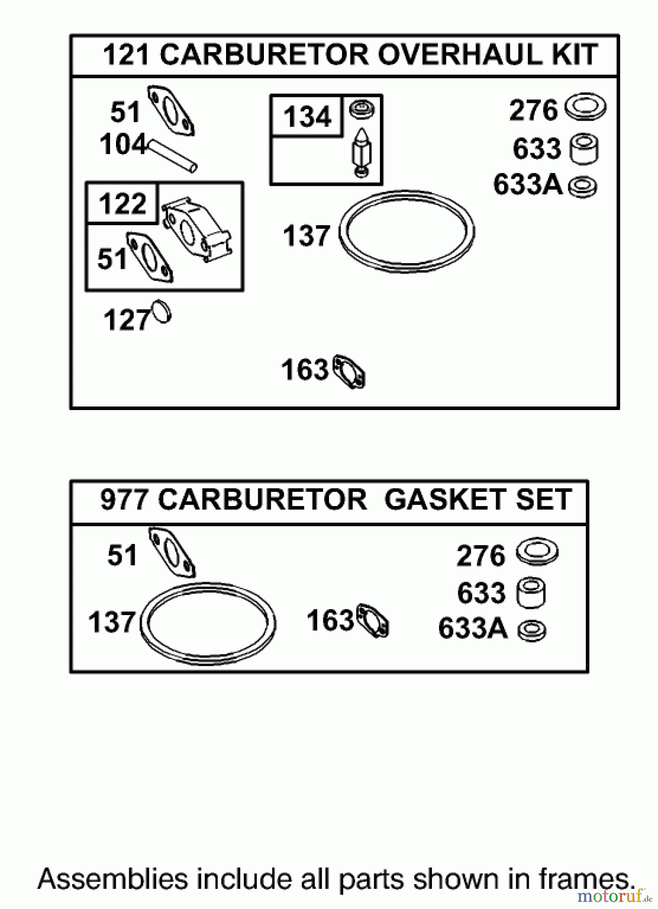  Toro Neu Blowers/Vacuums/Chippers/Shredders 62925 - Toro 5.5 hp Lawn Vacuum, 2004 (240000001-240999999) CARBURETOR OVERHAUL KIT ASSEMBLY ENGINE BRIGGS AND STRATTON MODEL 126402-0245-E1