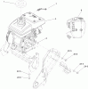 Toro 38273 - Powerlite Snowthrower, 2013 (SN 313000001-313999999) Ersatzteile ENGINE AND MOUNTING ASSEMBLY