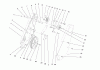 Toro 38412 (2400) - CCR 2400 Snowthrower, 1998 (8900001-8999999) Ersatzteile PULLEY AND COVER ASSEMBLY