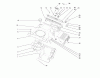 Toro 38414 (2400) - CCR 2400 Snowthrower, 1998 (8900001-8999999) Ersatzteile SHROUD ASSEMBLY