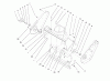 Toro 38414 (2400) - CCR 2400 Snowthrower, 1998 (8900001-8999999) Ersatzteile SIDE PLATE AND SCRAPER ASSEMBLY