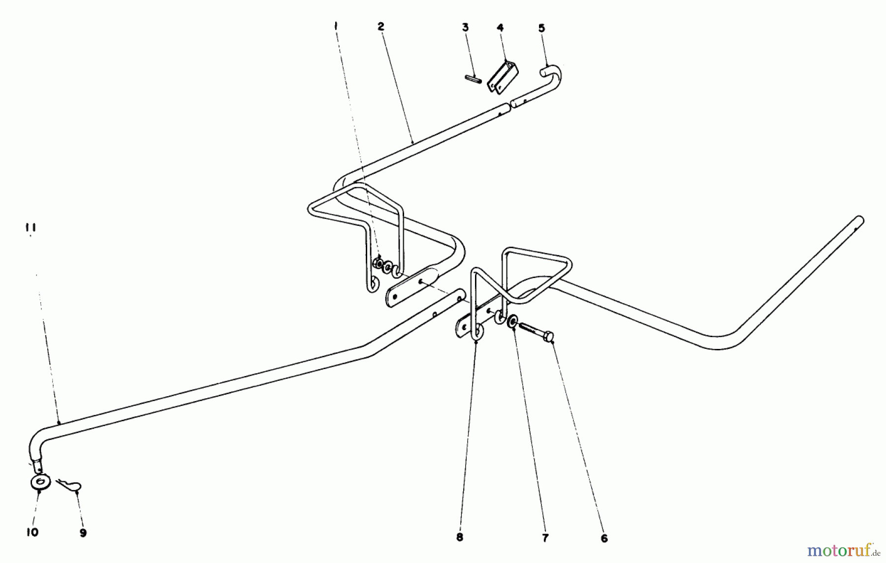Toro Neu Blowers/Vacuums/Chippers/Shredders 62933 - Toro 5 hp Lawn Blower, 1978 (8000001-8999999) HITCH KIT MODEL NO. 59087