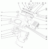 Toro 38416 (2400) - CCR 2400 Snowthrower, 1997 (7900001-7999999) Ersatzteile SHROUD ASSEMBLY