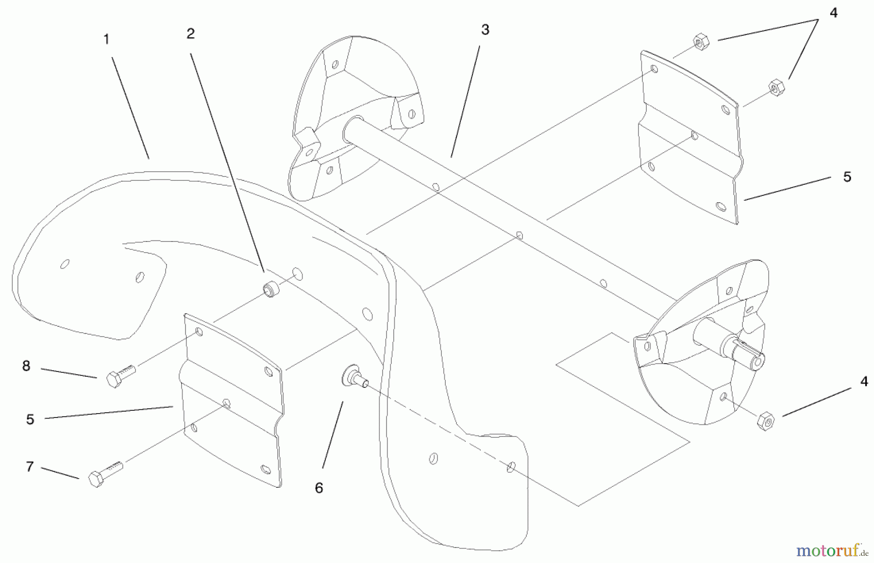Toro Neu Snow Blowers/Snow Throwers Seite 1 38418 (2400) - Toro CCR 2400 Snowthrower, 1999 (9900001-9999999) ROTOR ASSEMBLY