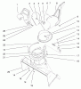 Toro 38420 (2500) - CCR 2500 Snowthrower, 1997 (7900001-7999999) Ersatzteile DISCHARGE CHUTE ASSEMBLY