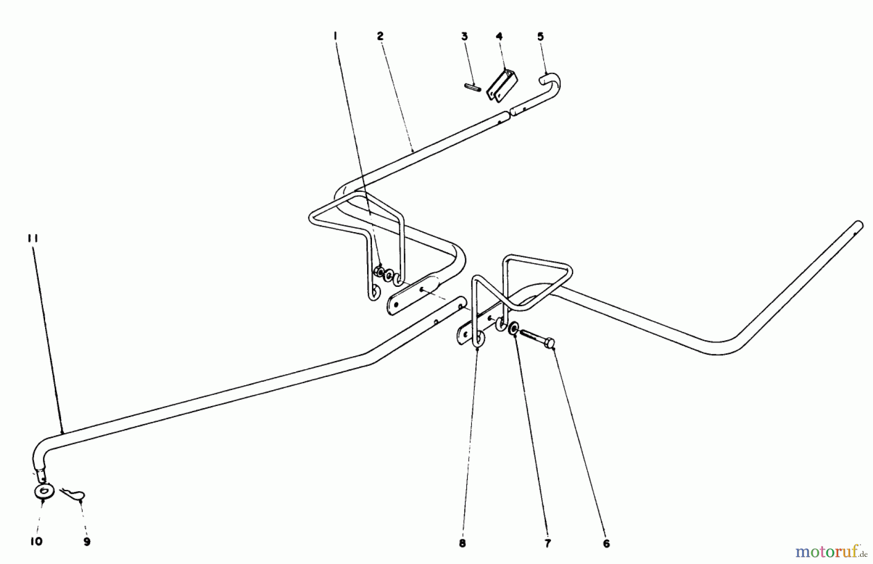  Toro Neu Blowers/Vacuums/Chippers/Shredders 62933 - Toro 5 hp Lawn Blower, 1980 (0000001-0999999) HITCH KIT MODEL NO. 59087