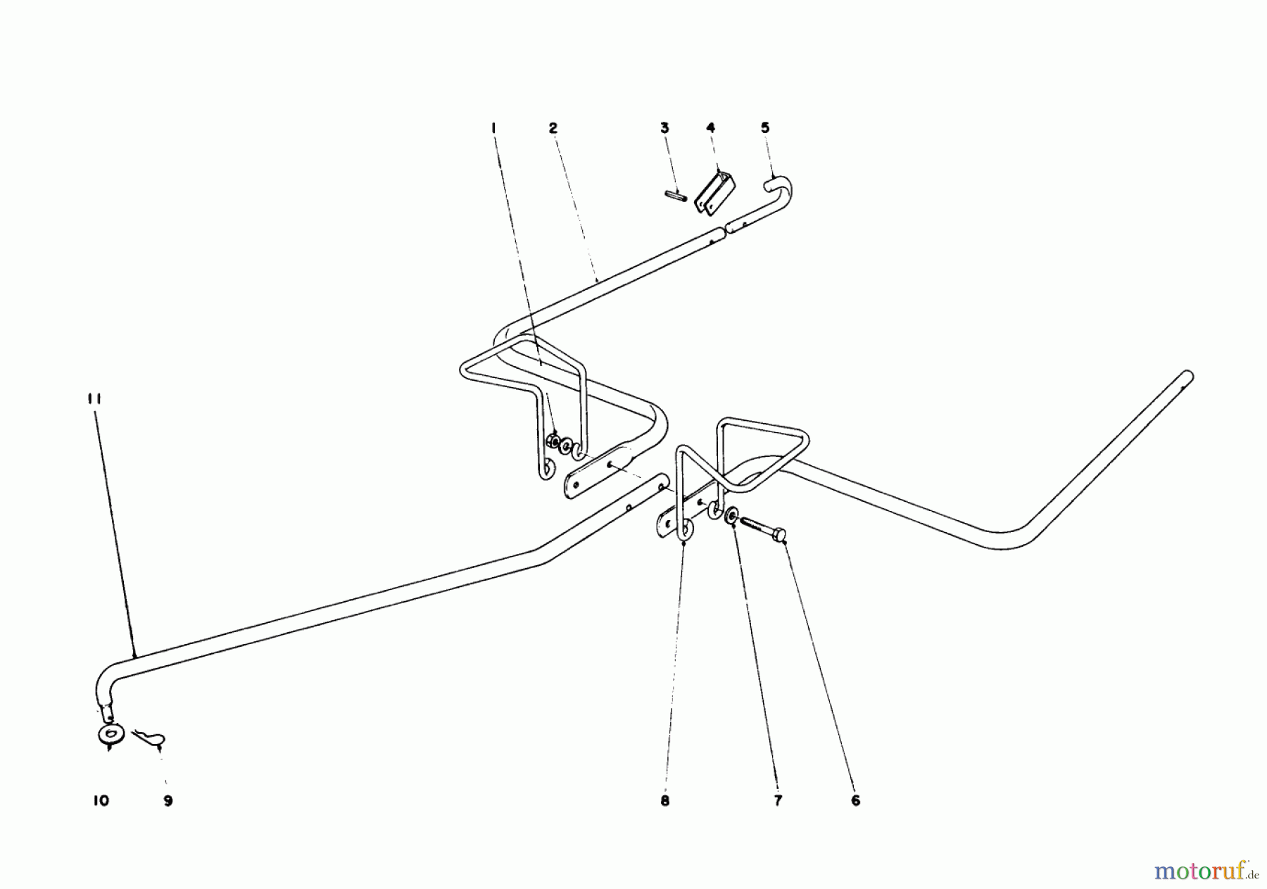  Toro Neu Blowers/Vacuums/Chippers/Shredders 62933 - Toro 5 hp Lawn Blower, 1981 (1000001-1999999) HITCH KIT MODEL NO. 59087