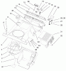 Toro 38435 (3000) - CCR 3000 Snowthrower, 1999 (9900001-9999999) Ersatzteile SHROUD ASSEMBLY