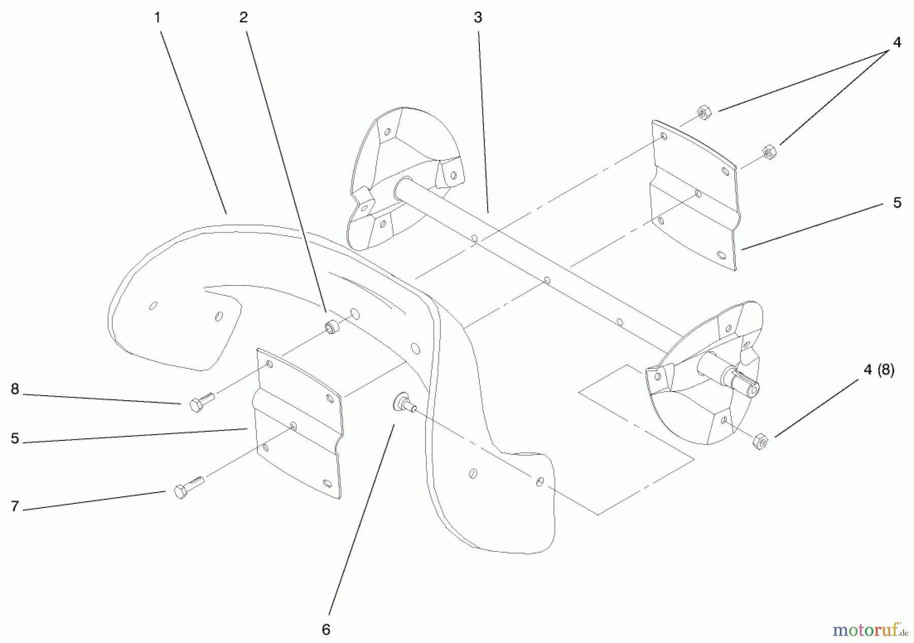 Toro Neu Snow Blowers/Snow Throwers Seite 1 38440 (3650) - Toro CCR 3650 Snowthrower, 2000 (200000001-200014063) IMPELLER ASSEMBLY