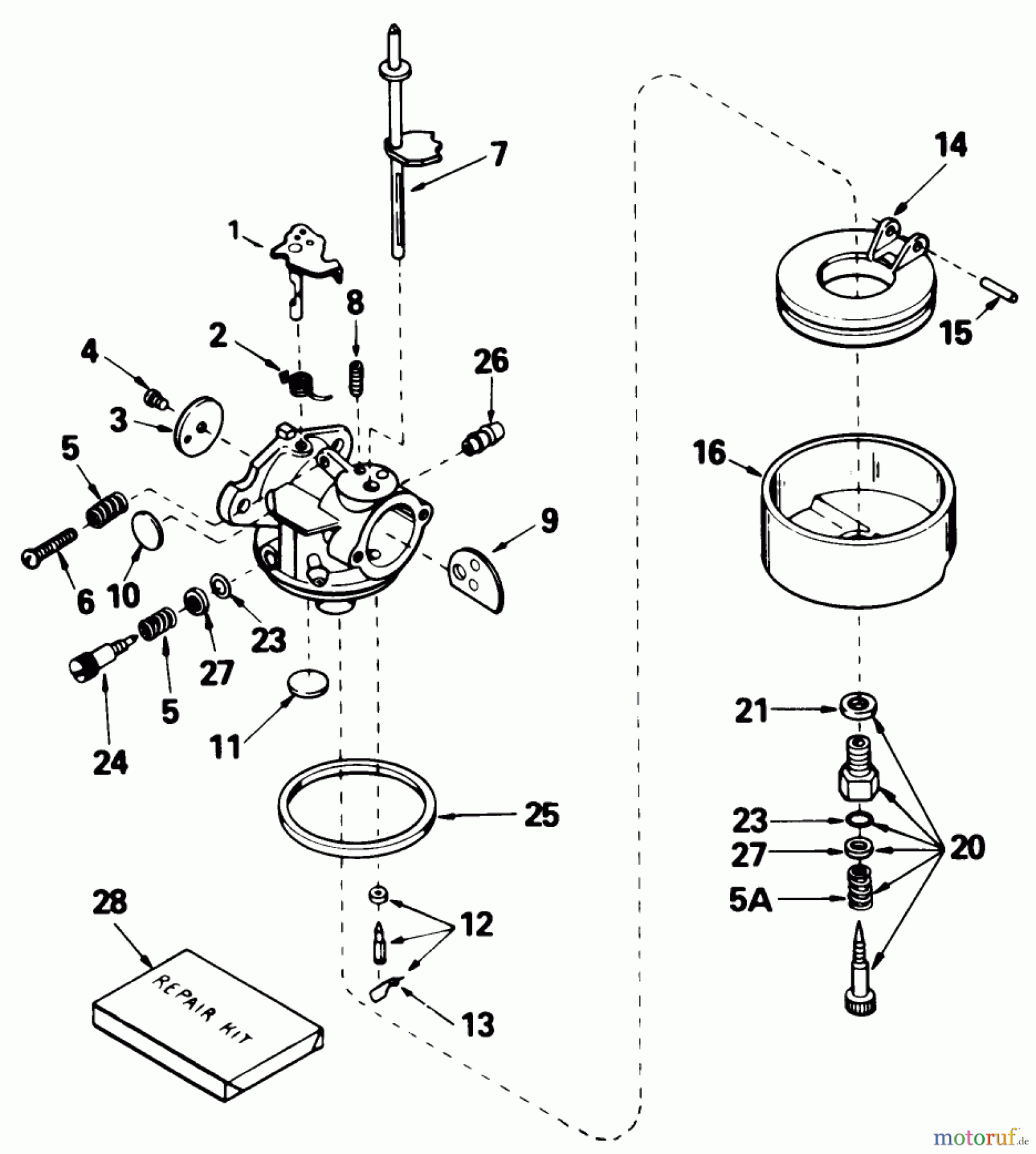  Toro Neu Snow Blowers/Snow Throwers Seite 1 38513 (624) - Toro 624 Power Shift Snowthrower, 1989 (9000001-9999999) CARBURETOR TECUMSEH NO. 632379