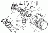Toro 58410 - 2 hp Edger, 1987 (7000001-7999999) Ersatzteile CARBURETOR ASSEMBLY