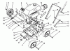 Toro 58410 - 2 hp Edger, 1987 (7000001-7999999) Ersatzteile FRAME ASSEMBLY