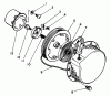 Toro 58410 - 2 hp Edger, 1987 (7000001-7999999) Ersatzteile RECOIL STARTER ASSEMBLY