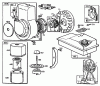 Toro 58411 - 2 hp Edger, 1988 (8000001-8999999) Ersatzteile ENGINE BRIGGS & STRATTON MODEL NO. 60112 TYPE NO. 1210-01 #3