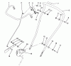 Toro 58411 - 2 hp Edger, 1988 (8000001-8999999) Ersatzteile HANDLE ASSEMBLY
