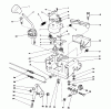 Toro 38545 (828) - 828 Power Shift Snowthrower, 1989 (9000001-9999999) Ersatzteile TRACTION LINKAGE ASSEMBLY