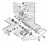 Toro 38555 (1028) - 1028 Power Shift Snowthrower, 1996 (69000001-69999999) Ersatzteile TRANSMISION ASSEMBLY NO. 66-8030