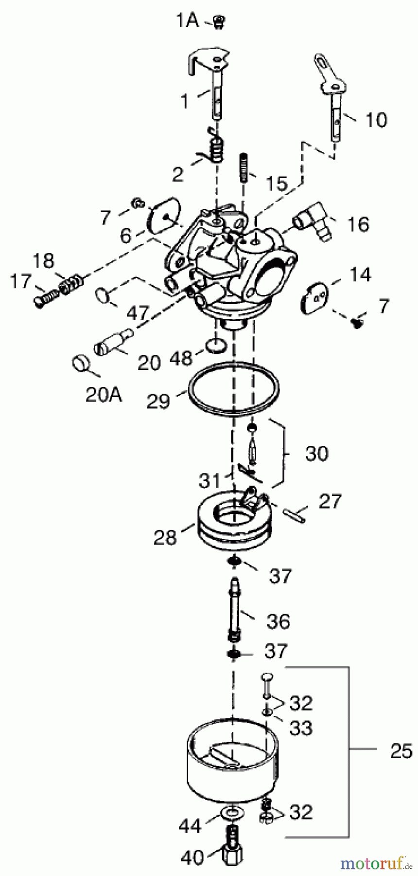 Toro Neu Snow Blowers/Snow Throwers Seite 1 38559 (1028) - Toro 1028 Power Shift Snowthrower, 1999 (99000001-99999999) TECUMSEH CARBURETOR NO. 640169