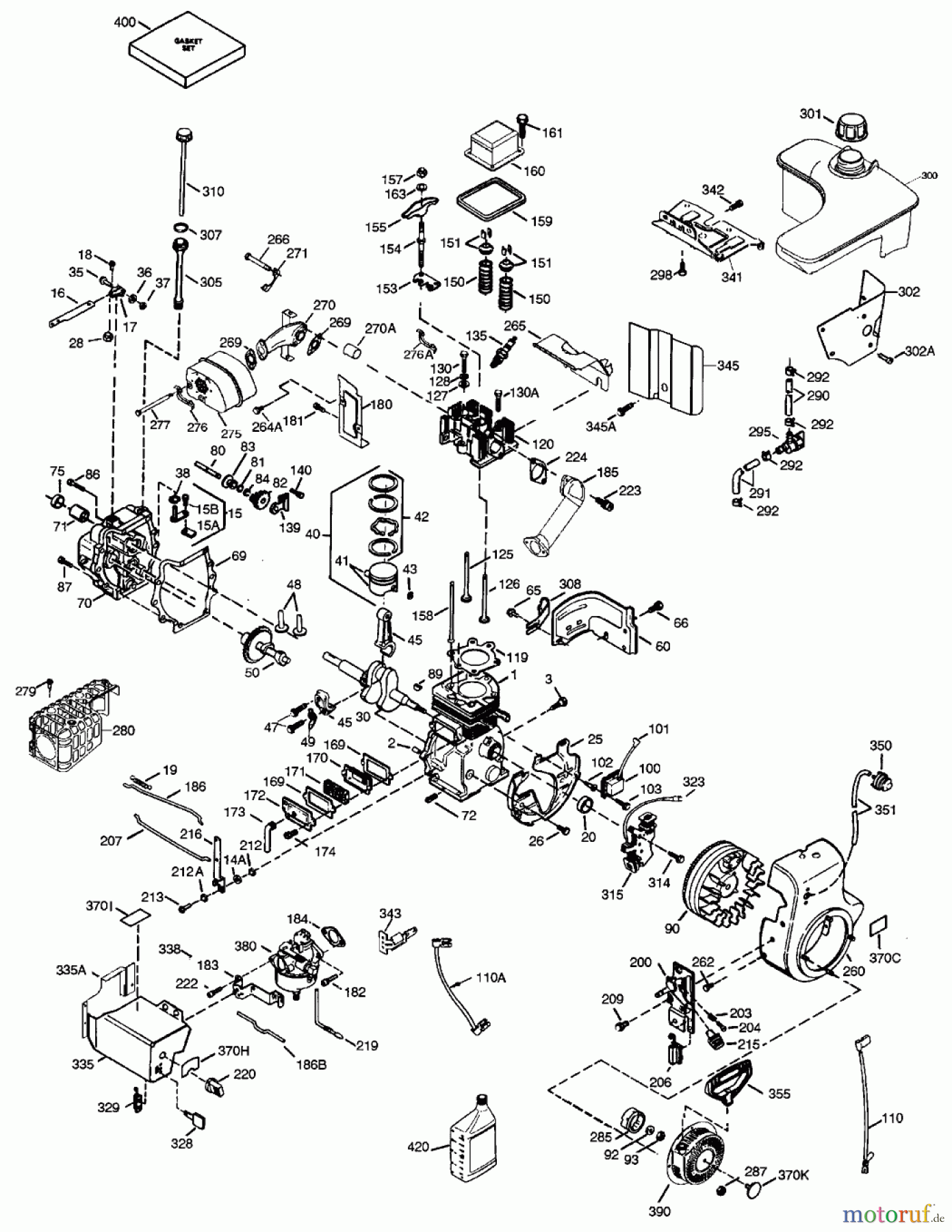 Toro Neu Snow Blowers/Snow Throwers Seite 1 38559 (1028) - Toro 1028 Power Shift Snowthrower, 1999 (99000001-99999999) TECUMSEH ENGINE MODEL OHSK110-221605A