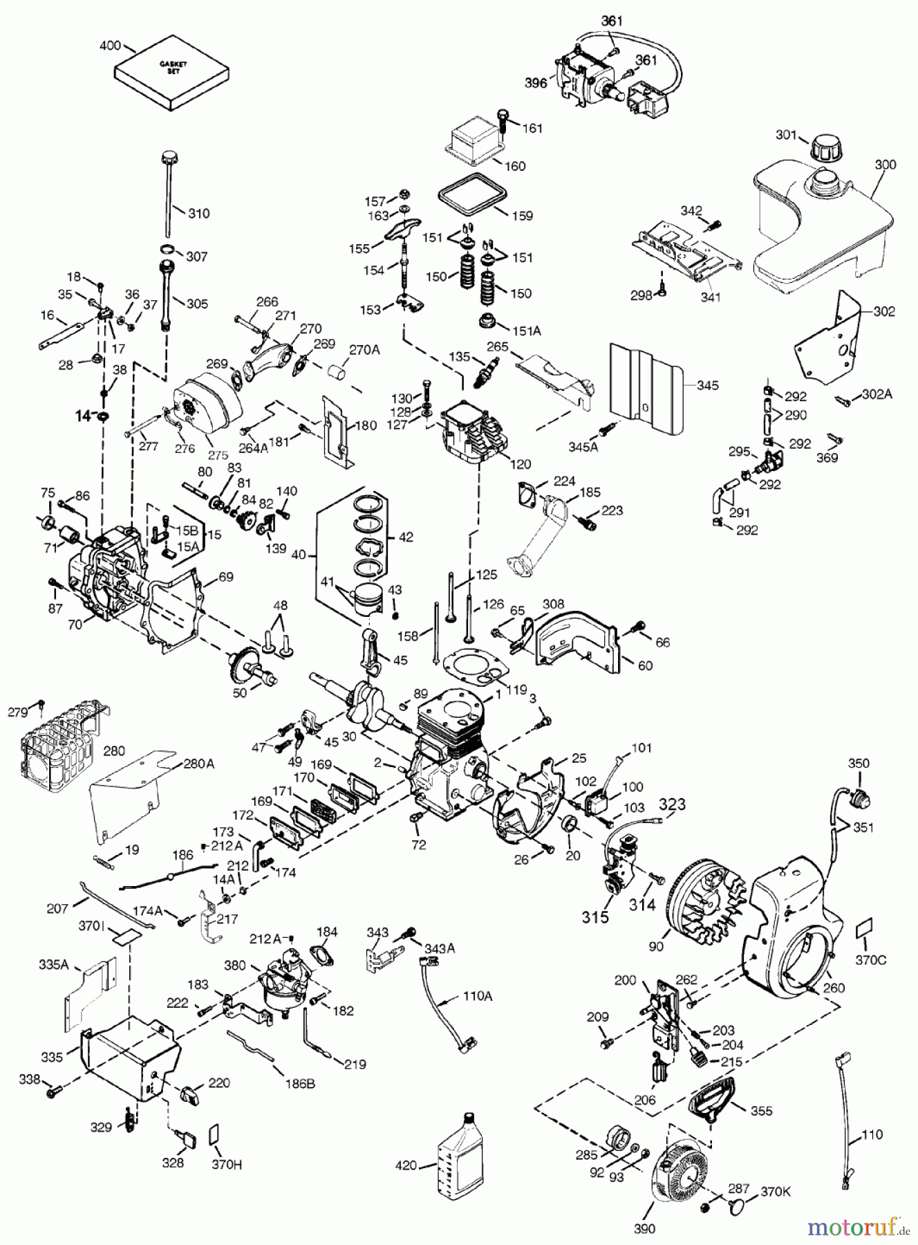 Toro Neu Snow Blowers/Snow Throwers Seite 1 38559 (1028) - Toro 1028 Power Shift Snowthrower, 2003 (230000001-230999999) ENGINE TECUMSEH OHSK100-221606B (ONLY ON: 38560)