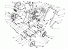 Toro 58432 - 2-Cycle Edger, 1988 (8000001-8999999) Ersatzteile FRAME ASSEMBLY