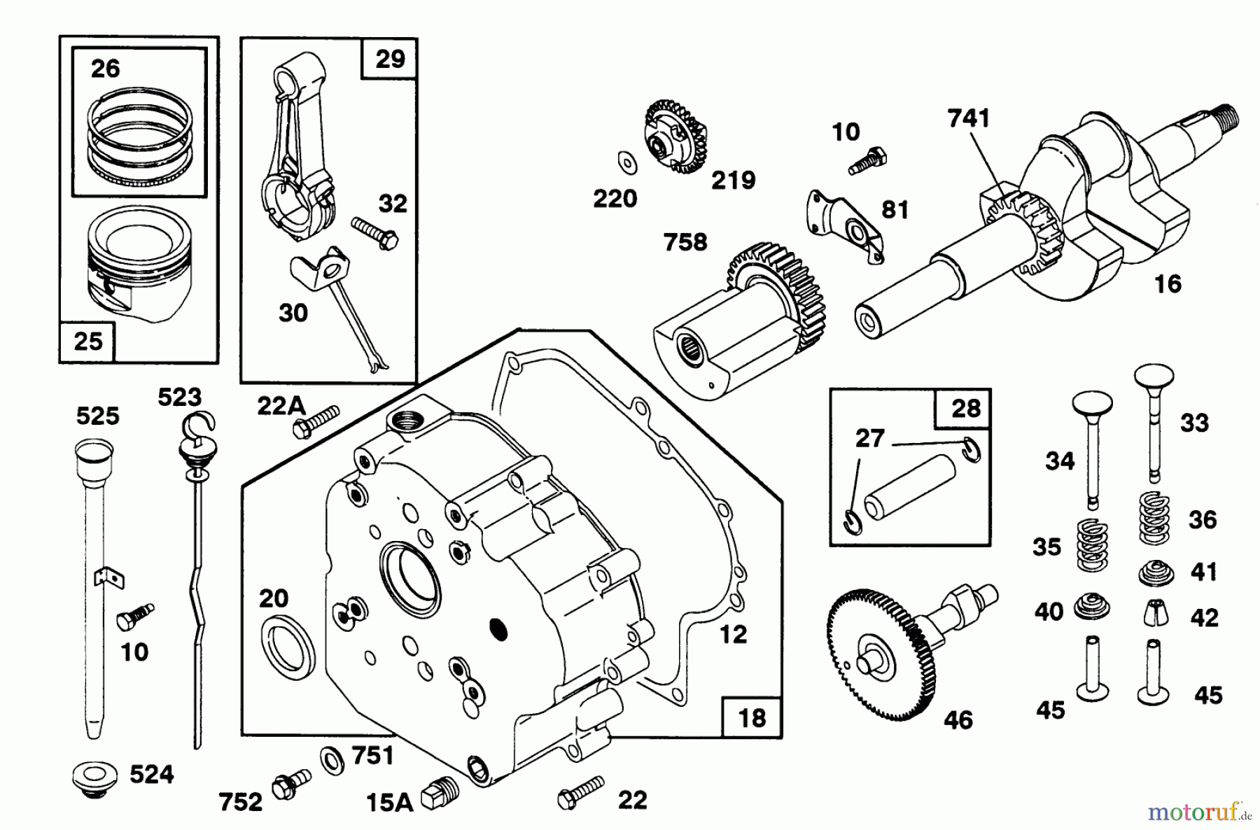  Toro Neu Snow Blowers/Snow Throwers Seite 1 38580 (1132) - Toro 1132 Power Shift Snowthrower, 1993 (3900001-3999999) ENGINE BRIGGS & STRATTON MODELS 252416-0756-01 & 252416-0757-01 #2