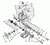 Toro 38570 (828) - 828 Power Shift Snowthrower, 1988 (8000001-8999999) Ersatzteile TRANSMISSION ASSEMBLY NO. 62-0190